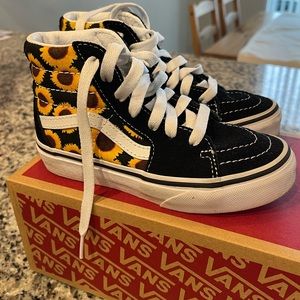 Vans sunflower sk8-hi girls